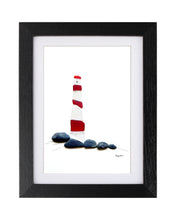 Load image into Gallery viewer, Red & White Lighthouse