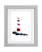 Load image into Gallery viewer, Red & White Lighthouse