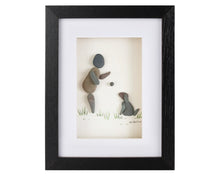 Load image into Gallery viewer, Owner & Sitting Dog