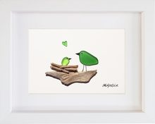 Load image into Gallery viewer, Nesting Birds (Green)