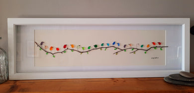 Panoramic Rainbow Birds