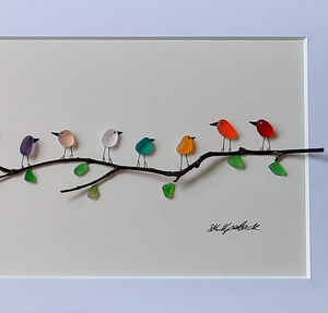 Panoramic Rainbow Birds