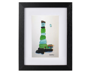 Blue & Green Lighthouse