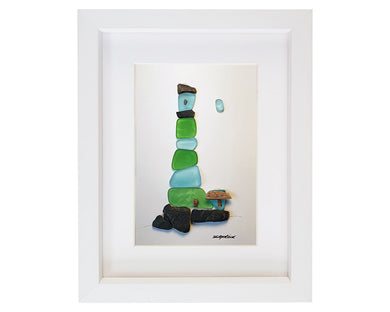 Blue & Green Lighthouse