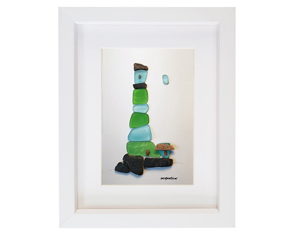 Blue & Green Lighthouse