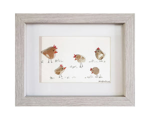 Golden chickens