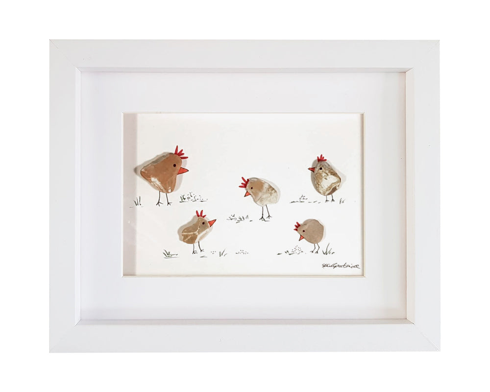 Golden chickens