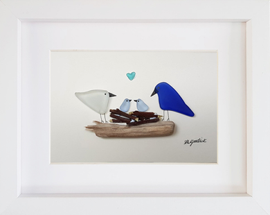 Nesting Bird Family