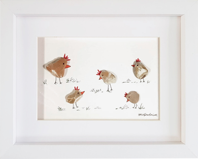 Golden chickens