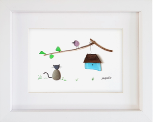 Cat Watching Bird